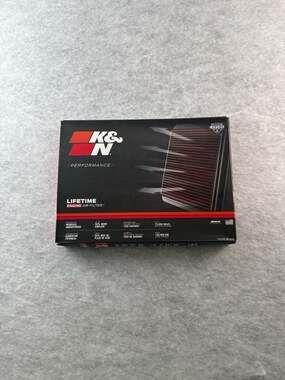 K&N 33-2438 High-Flow Replacement Engine Air Filter for Toyota Land Cruiser and